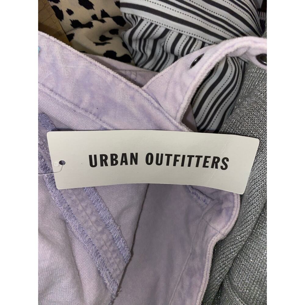 Urban Outfitters BDG Lavender Corset Crop Top Velvet Bustier Zip Front S NWT - Picture 9 of 12
